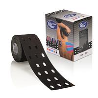 Кинезио тейп CureTape® Punch (5cm x 5m) (Черный)