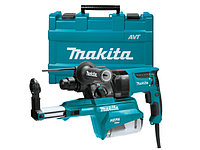 Перфоратор MAKITA HR 2653 в чем. + система пылеудаления (800 Вт, 2.2 Дж, 3 реж., патрон SDS-plus, ве