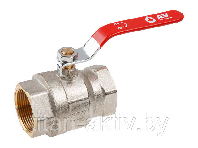 Кран шаровый 1 1/2"" вн.-вн. ручка PN25 AV Engineering