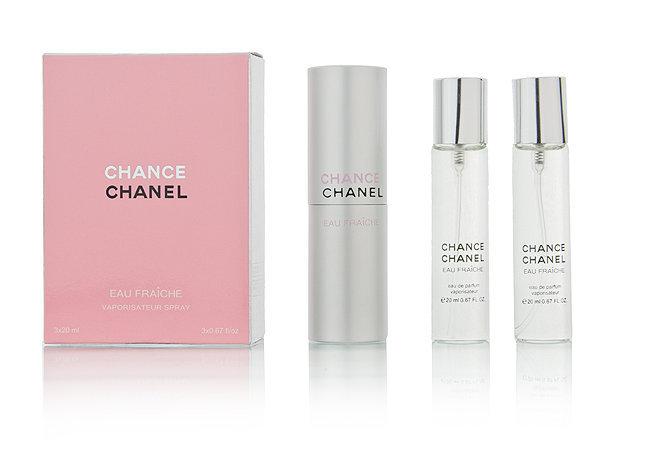 Парфюмерный набор Chanel "Chance Eau Fraiche" / edp 3*20 ml