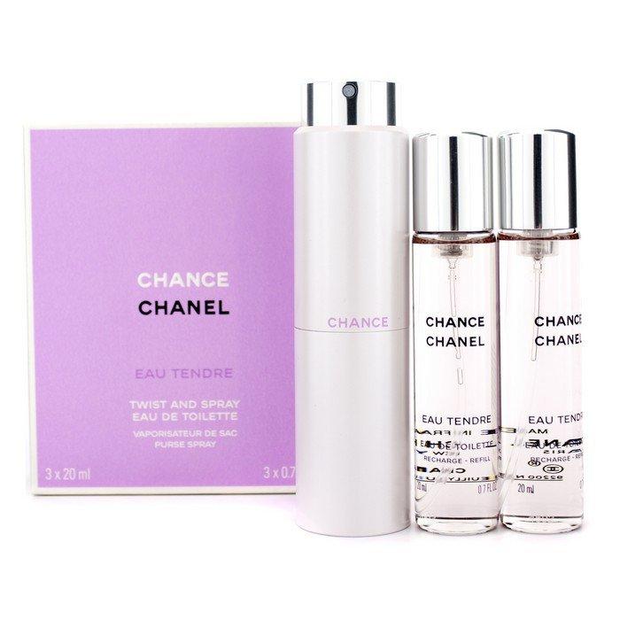 Парфюмерный набор Chanel "Chance Eau Tendre" / edp 3*20 ml