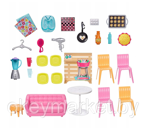 Кукольный домик Барби Малибу Mattel Barbie FXG57, фото 3