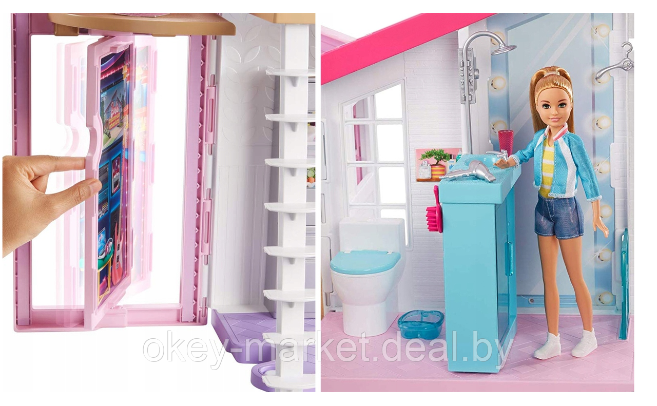Кукольный Домик Mattel Barbie Новый Дом в Малибу FXG57 - фото 9 - id-p105379516