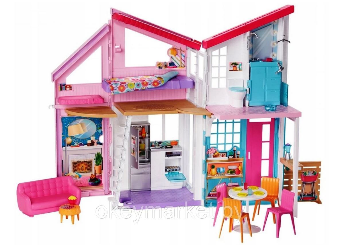 Кукольный домик Барби Малибу Mattel Barbie FXG57, фото 2