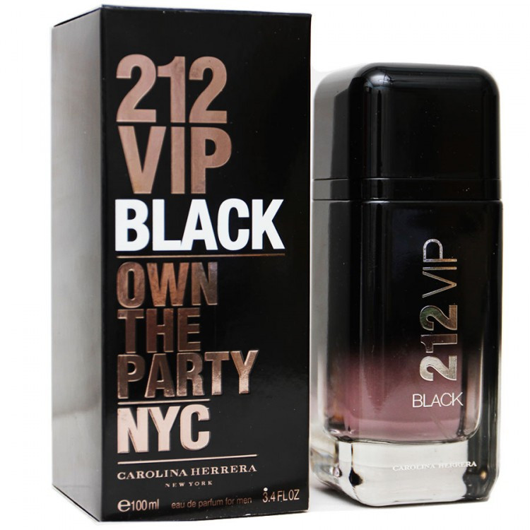 Мужской парфюм Carolina Herrera 212 Vip Men Black / 100 ml