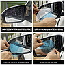 Антидождь NANO пленка для автомобиля на большие боковые зеркала Anti-fog film 10 х 15 см, фото 6