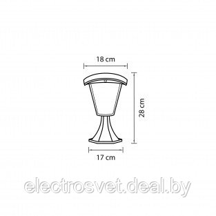 Светильник уличный парковый LAMPIONE LED 8W 360LM 3000K IP54 (в комплекте) - фото 2 - id-p105411580