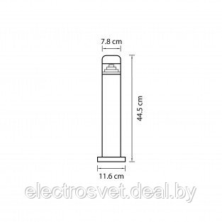 Светильник RAGGIO LED 6W 260LM АЛЮМИНИЙ 4000K IP55 (в комплекте) - фото 2 - id-p105411730