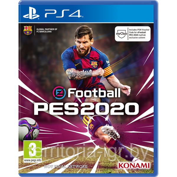 EFootball PES 2020 PS4 (Русские субтитры) - фото 1 - id-p105418343