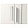 БРИМНЭС Шкаф платяной 3-дверный, белый, 117x190 см, фото 7