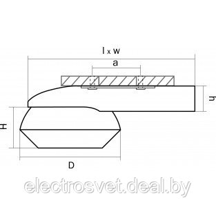 Светильник ORBE LED15W 1240LM 60G БЕЛЫЙ 4000K/3000К (в комплекте) - фото 2 - id-p105436212