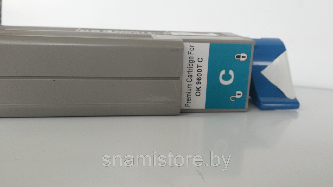 Тонер картридж OKI C9600/9800/9650/9850 (SPI) синий с чипом - фото 1 - id-p5748656