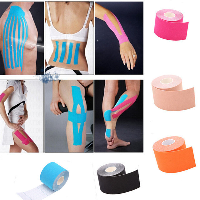 Кинезио тейп Kinesiology Tape (Китай) упаковка 5 м - фото 2 - id-p105454706