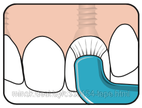 Зубная щетка Тере Compact Tuft (монопучковая специальная зубная щетка) 1шт. в блистере - фото 2 - id-p105457433