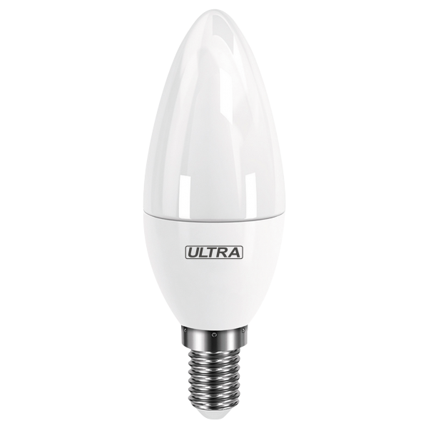 Лампа светодиодная LED-C37-5W-E14-3000K-премиум