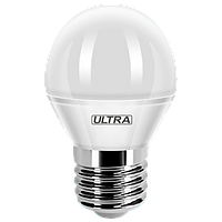 Лампа светодиодная LED-G45-5W-E27-3000K-премиум