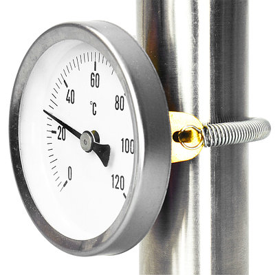 Термометр накладной для отопления 60 мм до 120° С с пружиной Afriso