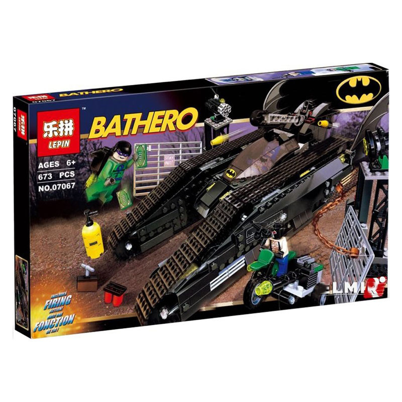 Конструктор Бэттанк: Ридлер и убежище Бэйна 07067 (аналог LEGO 7787)