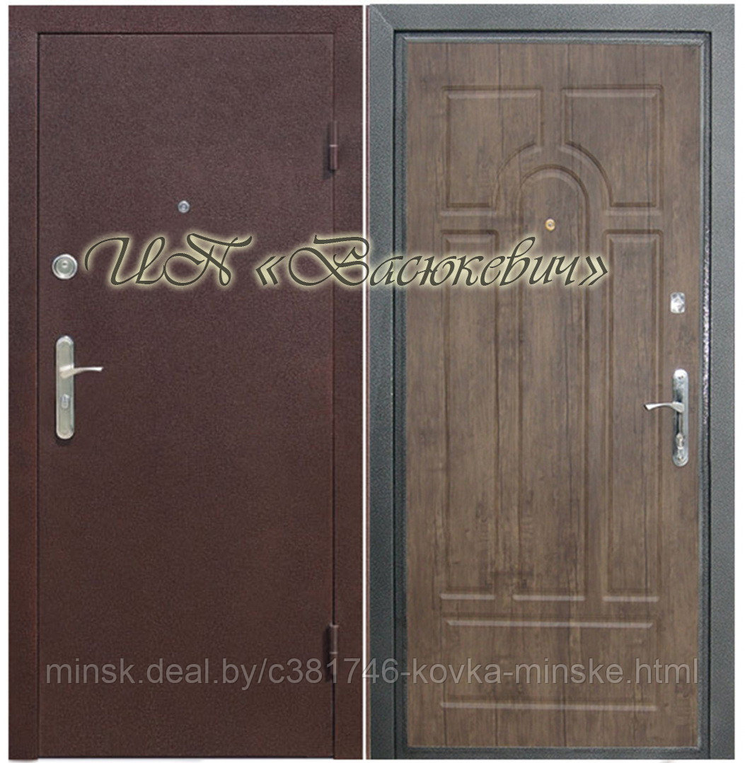 Универсальная Металлическая Дверь CР-4 (в гараж) - фото 3 - id-p105524766