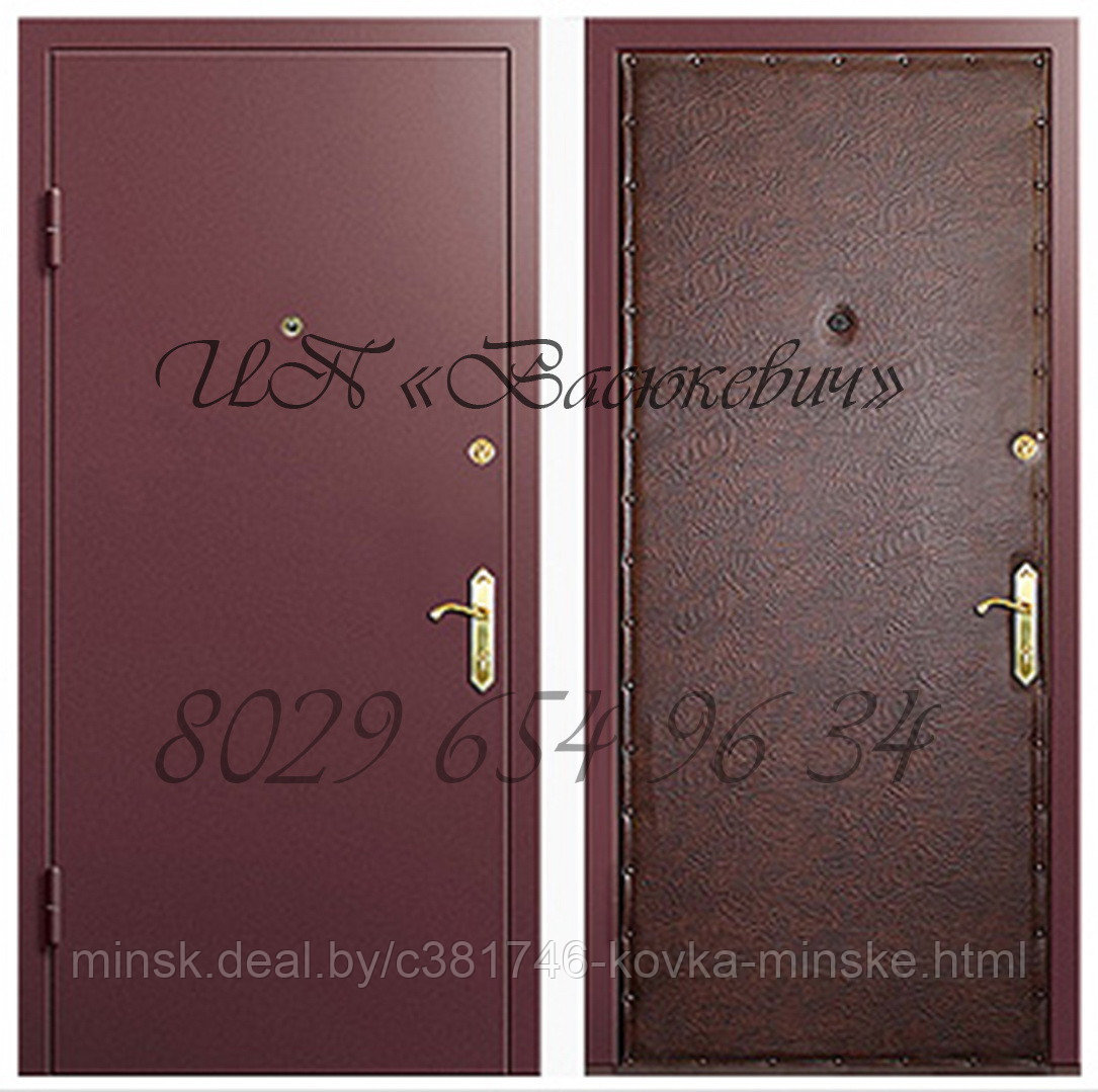 Универсальная Металлическая Дверь CР-4 (в гараж) - фото 2 - id-p105524766