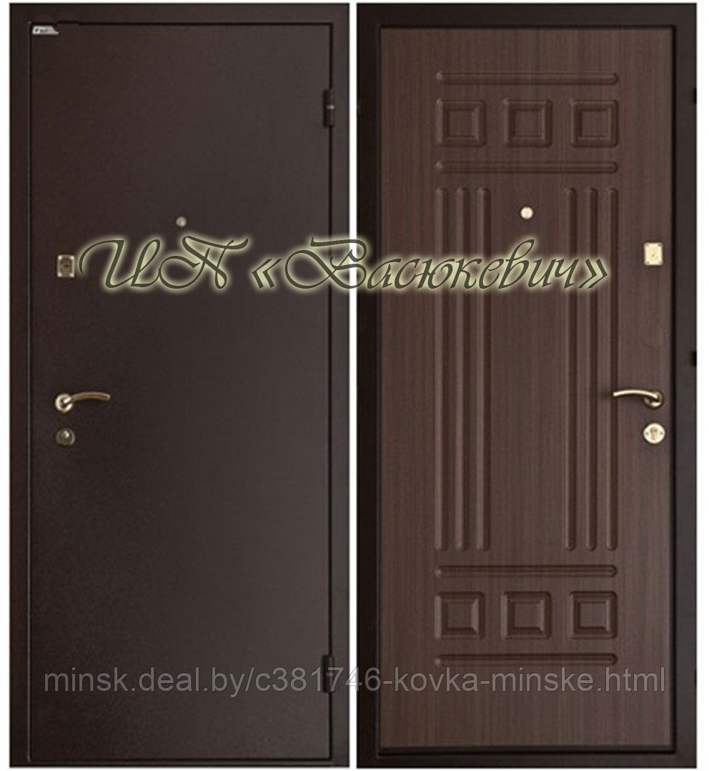 Универсальная Металлическая Дверь CР-14/2 (для тамбура, в гараж) - фото 4 - id-p105525581