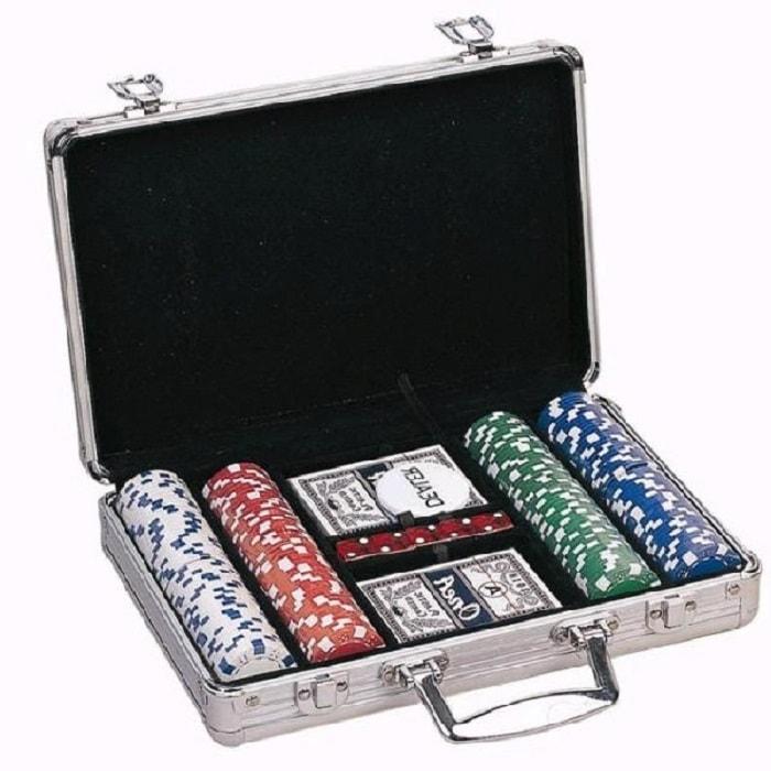 Игровой набор «Покер» 200 фишек в металлическом кейсе - фото 1 - id-p105525465
