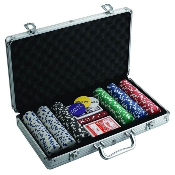 Игровой набор «Покер» 300 фишек в металлическом кейсе - фото 1 - id-p105525466