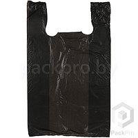 Пакет-майка (30+16*55 см), черный