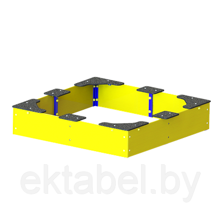 EDIO-203.3 Песочница c угловыми сиденьями фанерная большая, фото 2