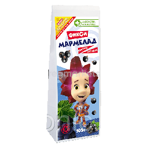 Мармелад желейный "Виноград+Смородина" "ФИКСИ-МАРМЕЛАД",105гр, 1/12, фото 2