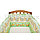 FE10143 Бортик защитный в кроватку на молнии "Сонный мишка", 43х360 см, Фан Экотекс, Funecotex, голубой, фото 2