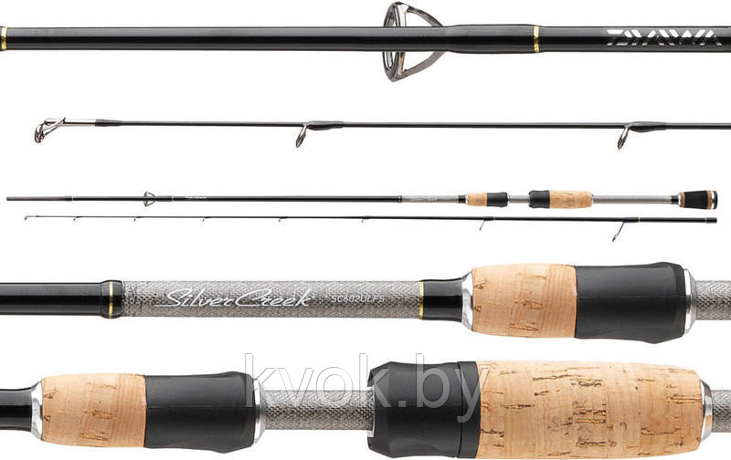 Спиннинг DAIWA Silver Creek Light Spin 2.35 м, тест: 5-21 гр - фото 2 - id-p105530164