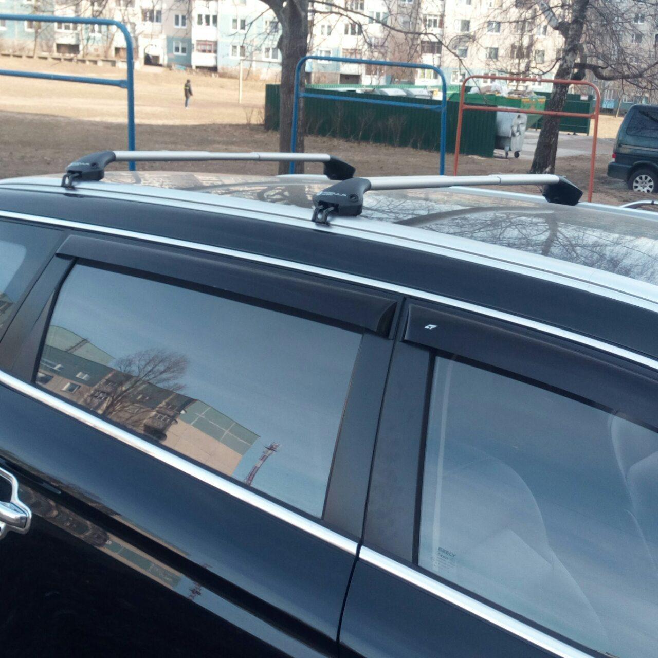 Багажник Modula серебристые для BMW X3 с интегрированными рейлингами - фото 1 - id-p105531139
