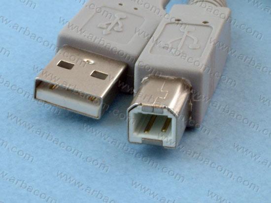 Шнур USB-A штекер - USB-В штекер 1.5м для принтера - фото 1 - id-p80831769