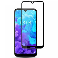 Противоударное защитное стекло Full Glue 0.3mm черное для Huawei Y5 (2019)/ Honor 8S