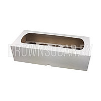 Коробка для 10 маффинов Белая (Беларусь, 420х180х110 мм)
