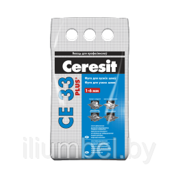 Ceresit CE 33 Plus Фуга для узких швов 2кг 2кг, жасмин 40 - фото 1 - id-p105557659