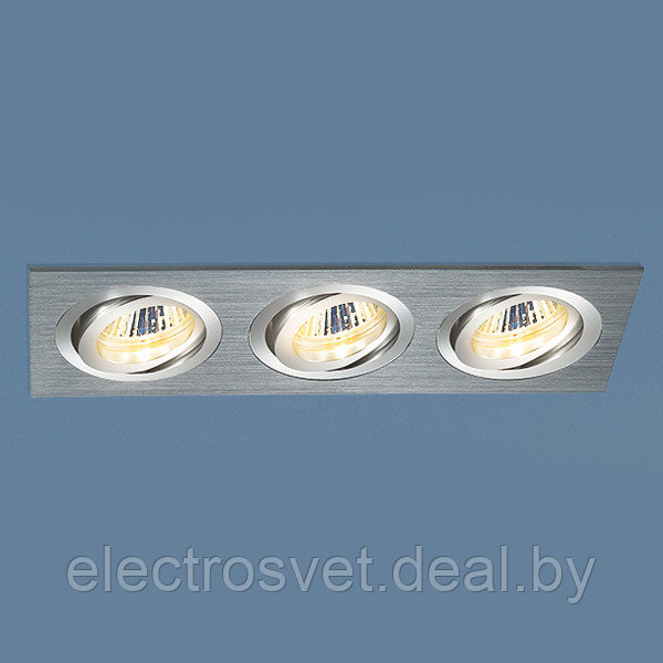 Алюминиевый точечный светильник 1011/3 MR16 CH хром - фото 1 - id-p105555039
