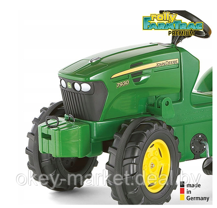 Детский педальный трактор Rolly Toys Farmtrac John Deere 700028, фото 3