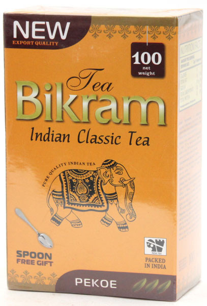 Чай Bikram 100г ПЕКОЕ + Ложка в подарок - фото 1 - id-p105557587