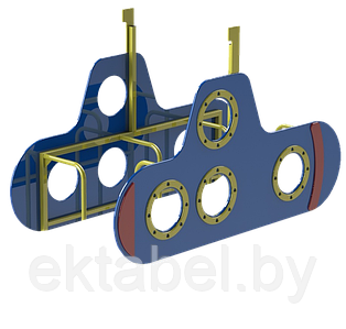 EDIO-2210 Гимнастический комплекс "Подводная лодка"