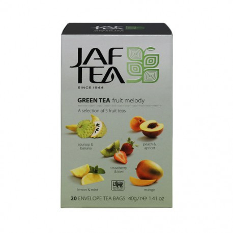 Чай JAF TEA Fruit Melody 20 пак.*2 г. зеленый (ассорти) - фото 1 - id-p105559282
