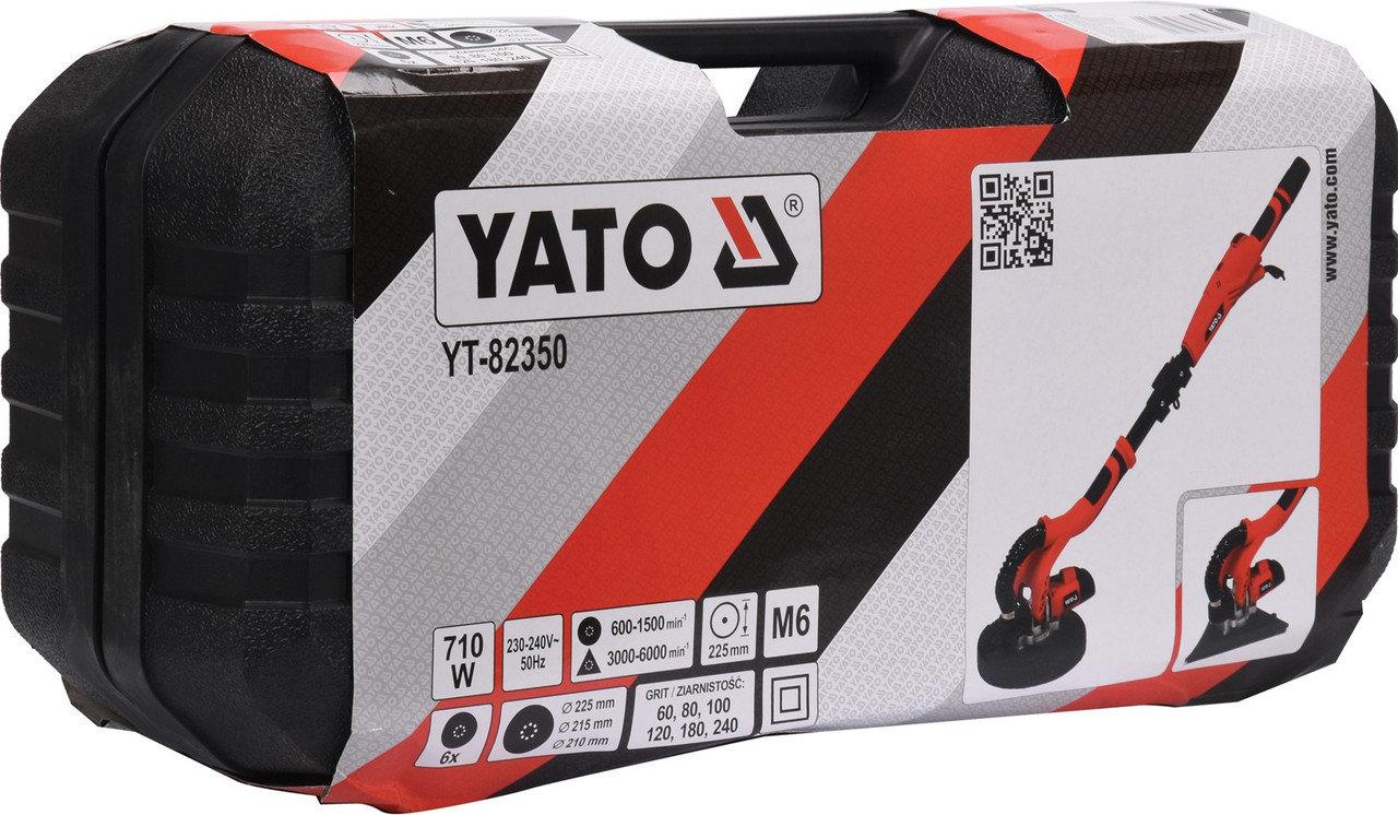 Шлифовальная машинка для стен и потолков YATO YT-82350 - фото 4 - id-p105559355