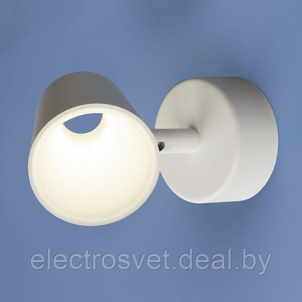 Настенно-потолочный светодиодный светильник DLR025 5W 4200K белый матовый - фото 2 - id-p105559576