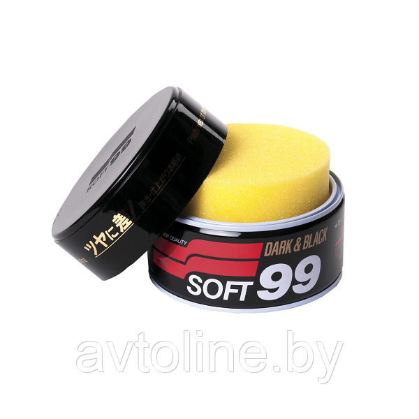 Полироль для кузова защитный Soft99 Soft Wax для темных, 300 гр 00010