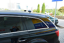 Багажник Modula черные для Opel Zafira 2005-... (на интегрированные рейлинги)