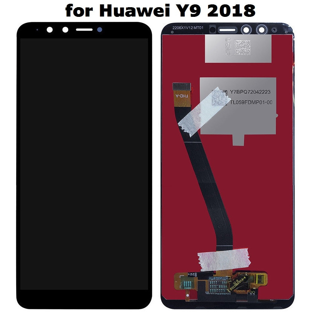 Дисплей (экран) Huawei Y9 2018 (FLA-LX1) с тачскрином, черный