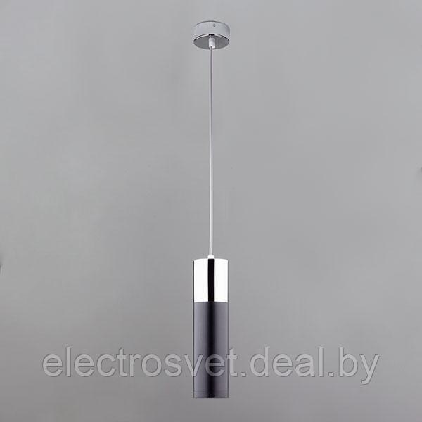 Накладной потолочный светодиодный светильник 50135/1 LED хром/черный - фото 1 - id-p105612347