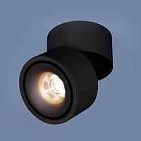 Накладной потолочный светодиодный светильник DLR031 15W 4200K 3100 черный матовый