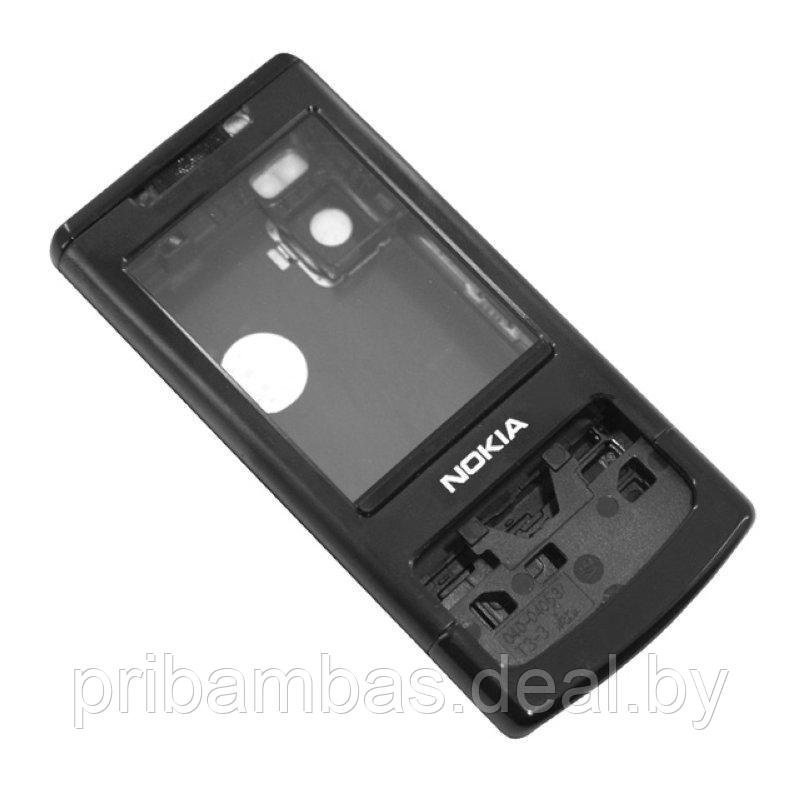 Корпус для Nokia 6500 Slide черный совместимый - фото 1 - id-p249767
